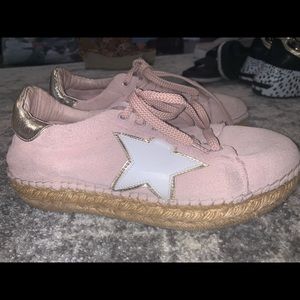 Steve Madden Pink Star Sneakers